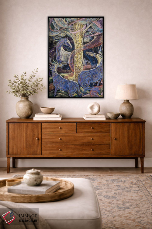 تابلو دکوراتیو درخت جادویی اثر فافا کورولوا - D4B