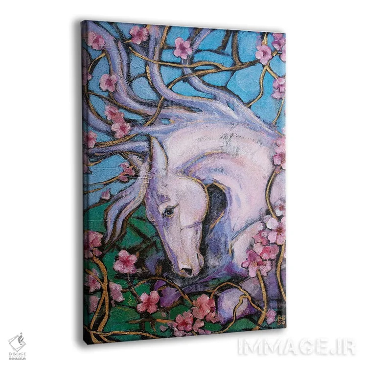 تابلو دکوراتیو انتظار اثر فافا کورولوا - نمای پرسپکتیو محصول