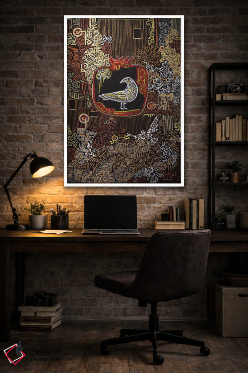 تابلو دکوراتیو هزارتو اثر فافا کورولوا - D3W