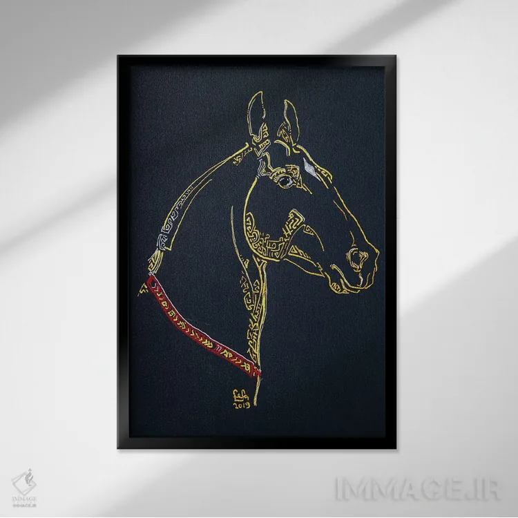 تابلو دکوراتیو پادویگ اثر فافا کورولوا - نمای قابدار مشکی