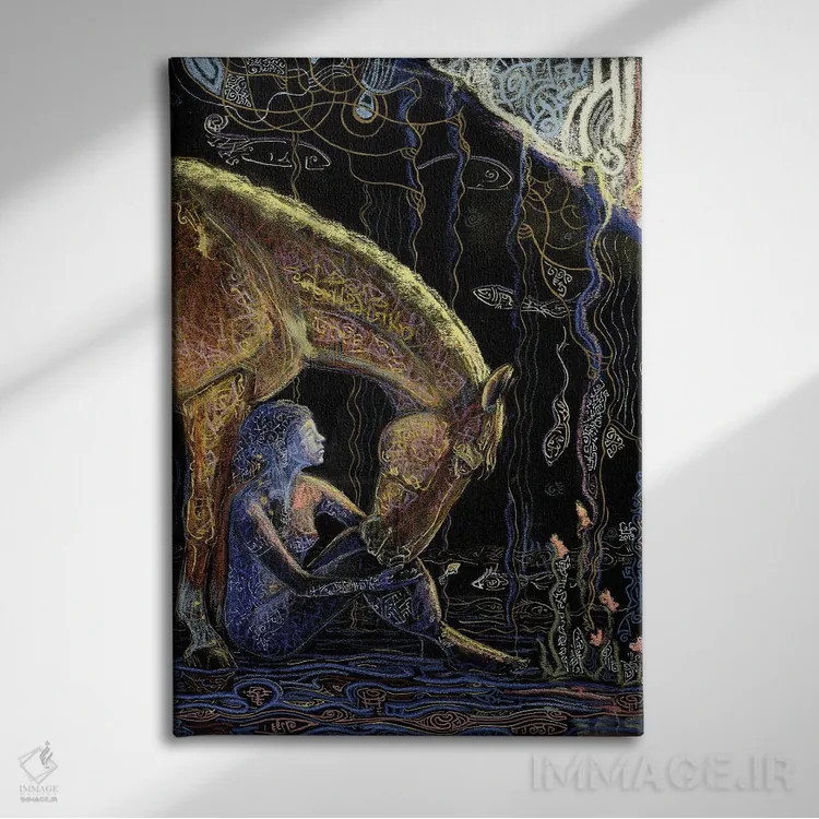 تابلو دکوراتیو پیش از دروازه اثر فافا کورولوا - نمای روبهرو روی دیوار