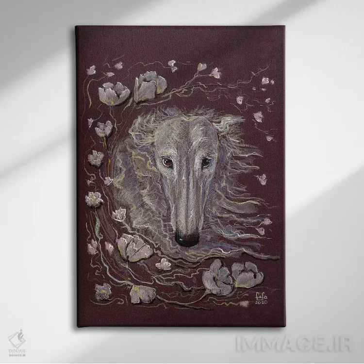 تابلو دکوراتیو یک بهار اثر فافا کورولوا - نمای روبهرو روی دیوار