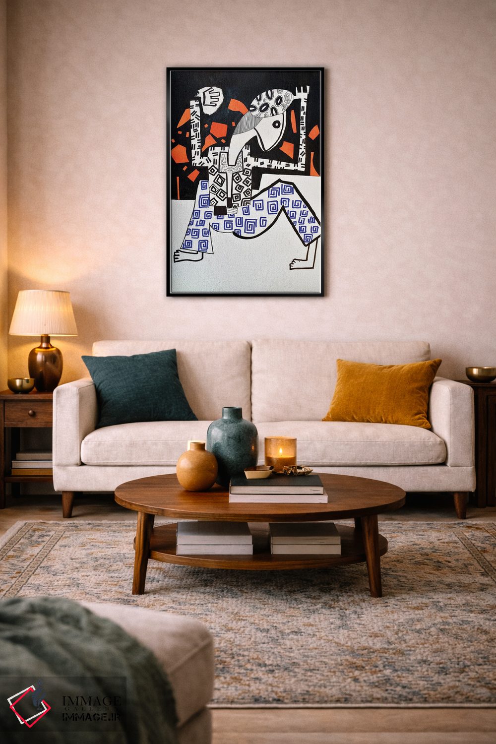 تابلو دکوراتیو کاغذ شماره ۲۹ اثر فرانتیشک فلوریان - D4B