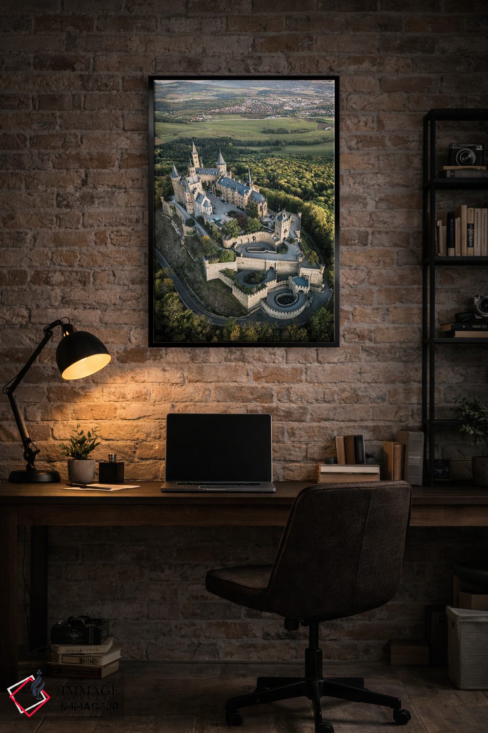 تابلو دکوراتیو قلعه بر فراز تپه دو اثر فابیان فورتمن - D5B