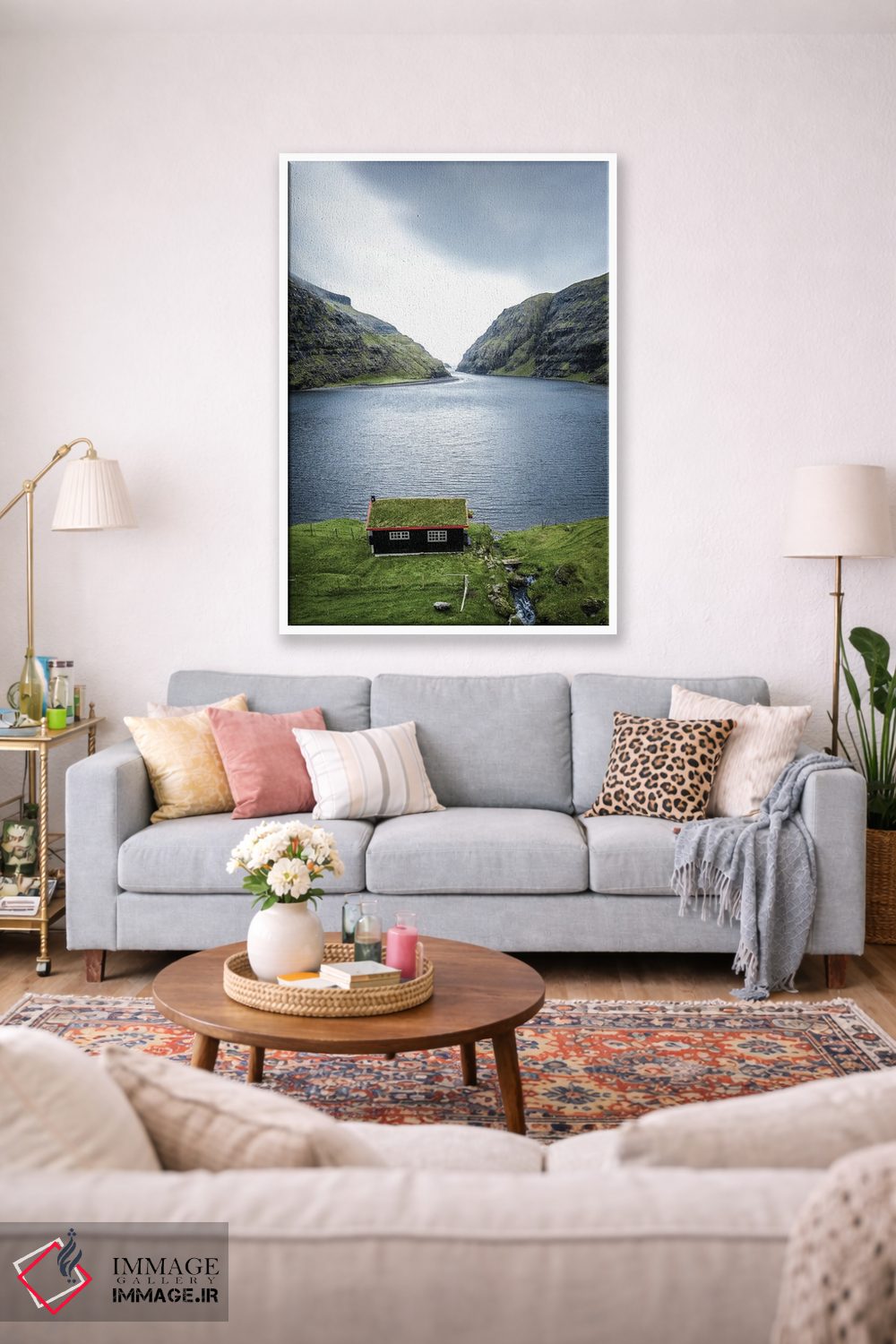 تابلو دکوراتیو کلبه رویایی من اثر فابیان فورتمن - D1W