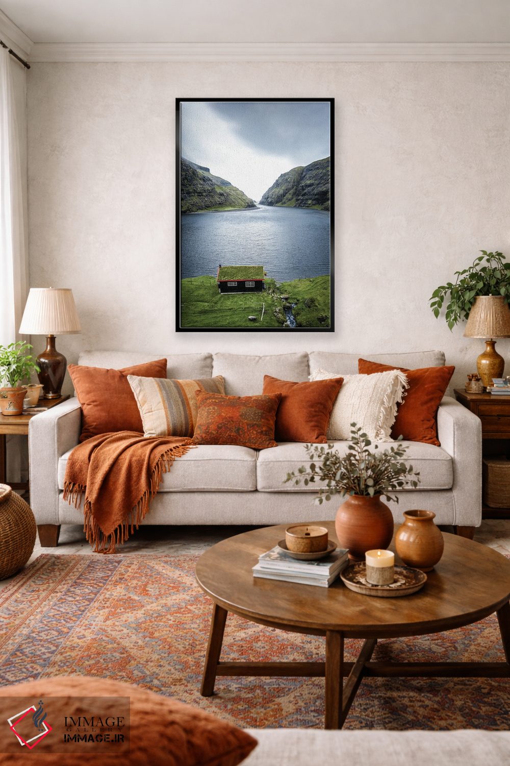 تابلو دکوراتیو کلبه رویایی من اثر فابیان فورتمن - D3B