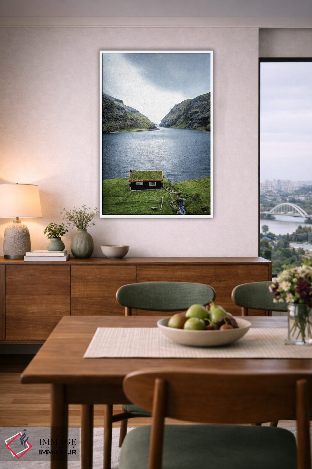 تابلو دکوراتیو کلبه رویایی من اثر فابیان فورتمن - D5W