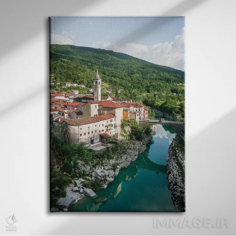 تابلو دکوراتیو اسلوونی زیبا اثر فابیان فورتمن - نمای روبهرو روی دیوار