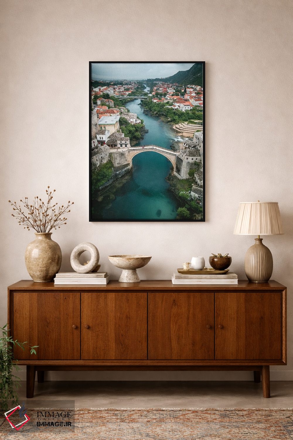 تابلو دکوراتیو پل موستار اثر فابیان فورتمن - D2B