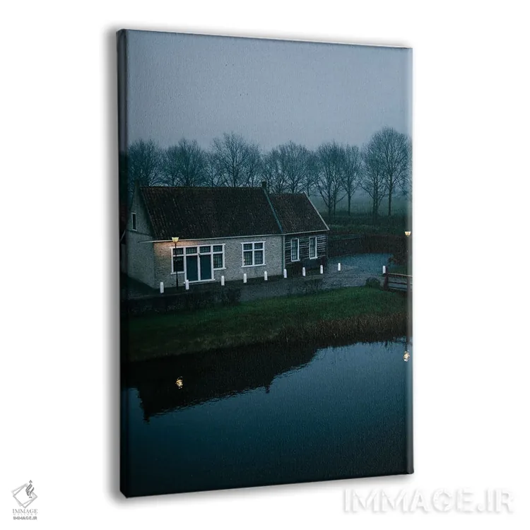 تابلو دکوراتیو خانه قدیمی اثر فابیان فورتمن - نمای پرسپکتیو محصول