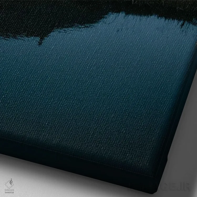 تابلو دکوراتیو خانه قدیمی اثر فابیان فورتمن - نمای نزدیک بافت بوم