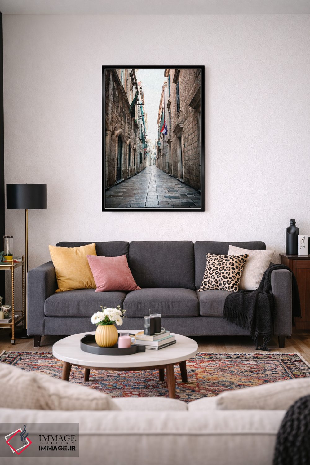 تابلو دکوراتیو کوچه های دوبروونیک اثر فابیان فورتمن - D4B