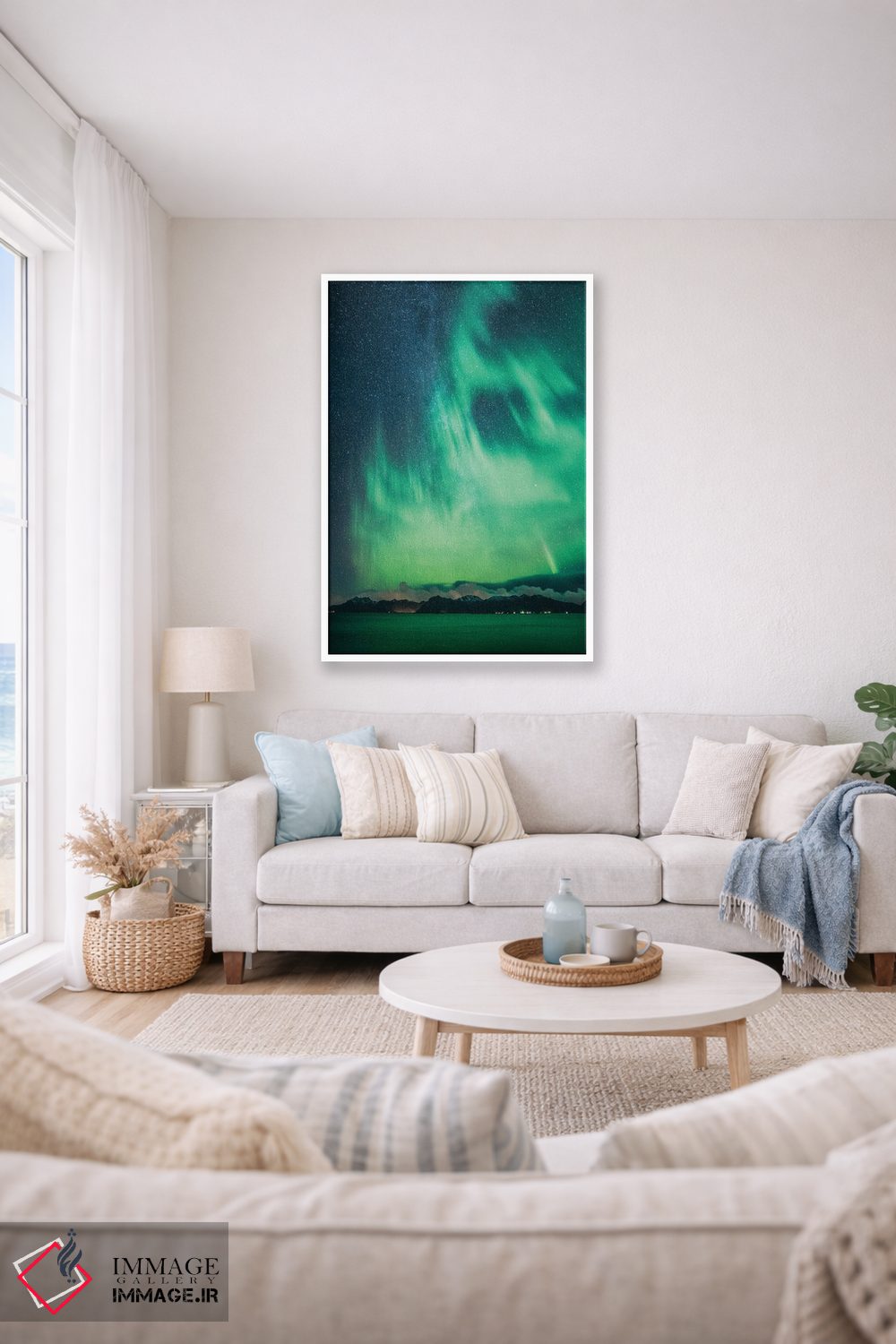 تابلو دکوراتیو آتش در آسمان اثر فابیان فورتمن - D1W