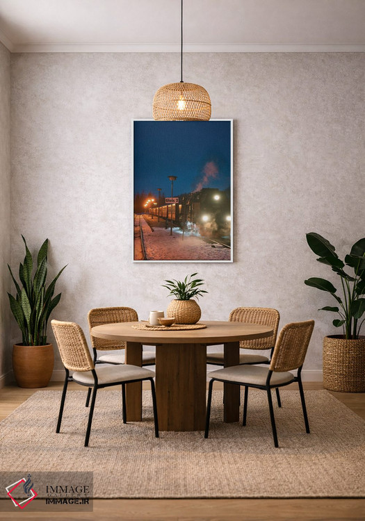 تابلو دکوراتیو قطار سریع السیر قطبی دو اثر فابیان فورتمن - D2W