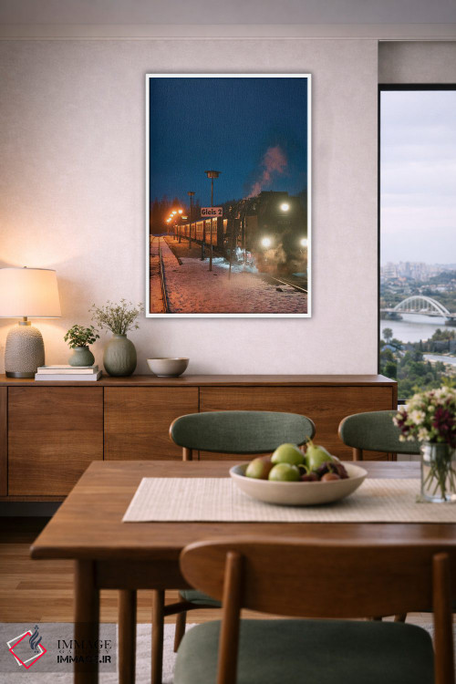 تابلو دکوراتیو قطار سریع السیر قطبی دو اثر فابیان فورتمن - D5W