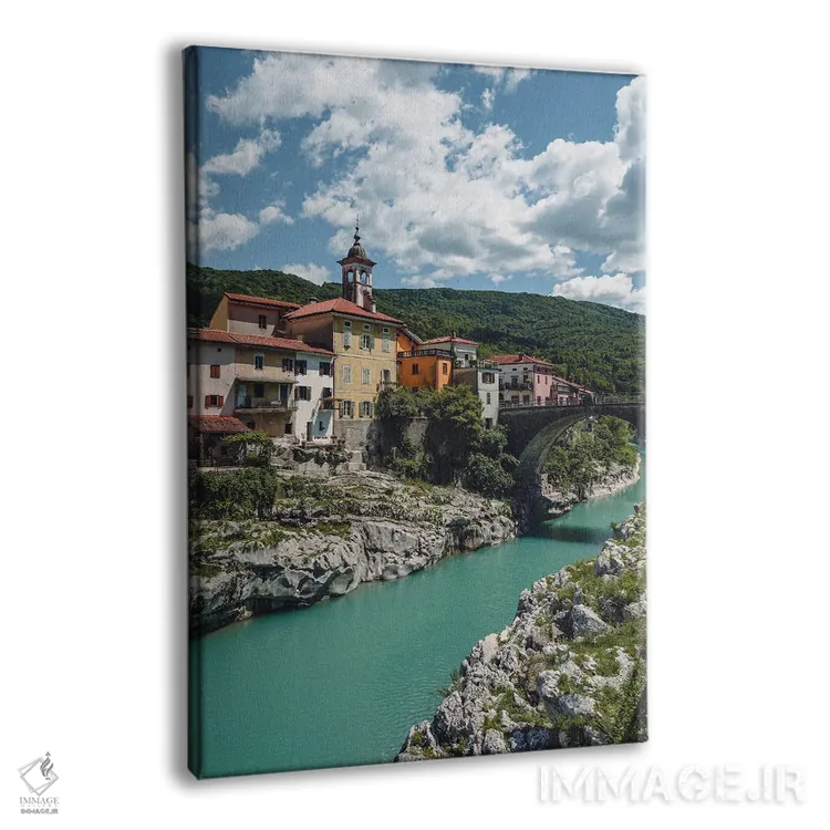 تابلو دکوراتیو اسلوونی در تابستان اثر فابیان فورتمن - نمای پرسپکتیو محصول