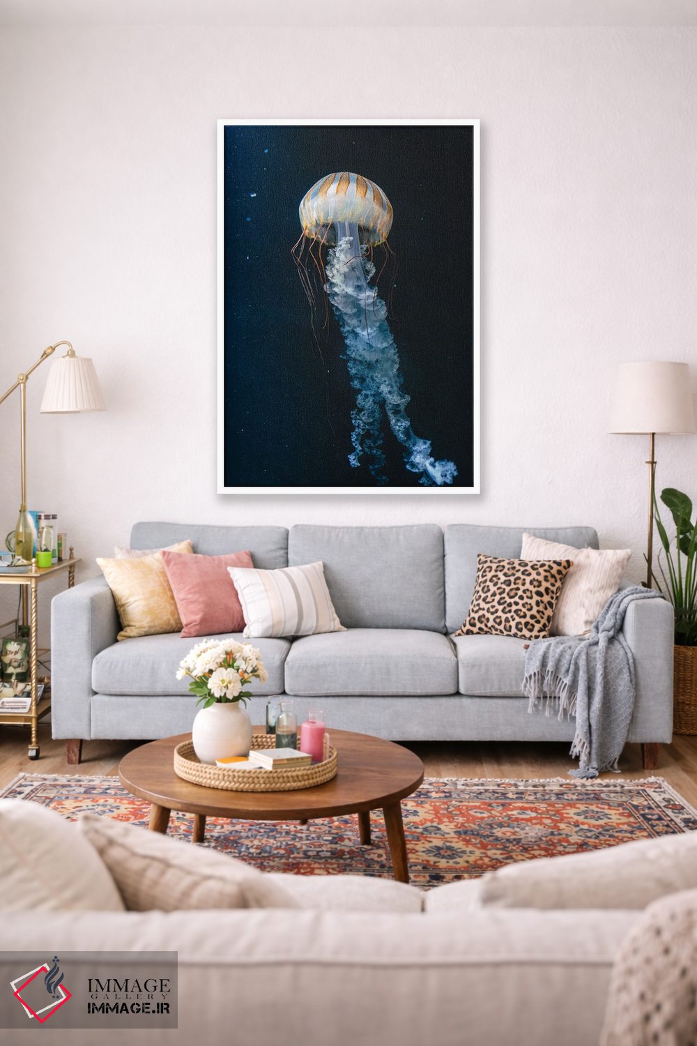 تابلو دکوراتیو عروس دریایی چهارم اثر فابیان فورتمن - D1W
