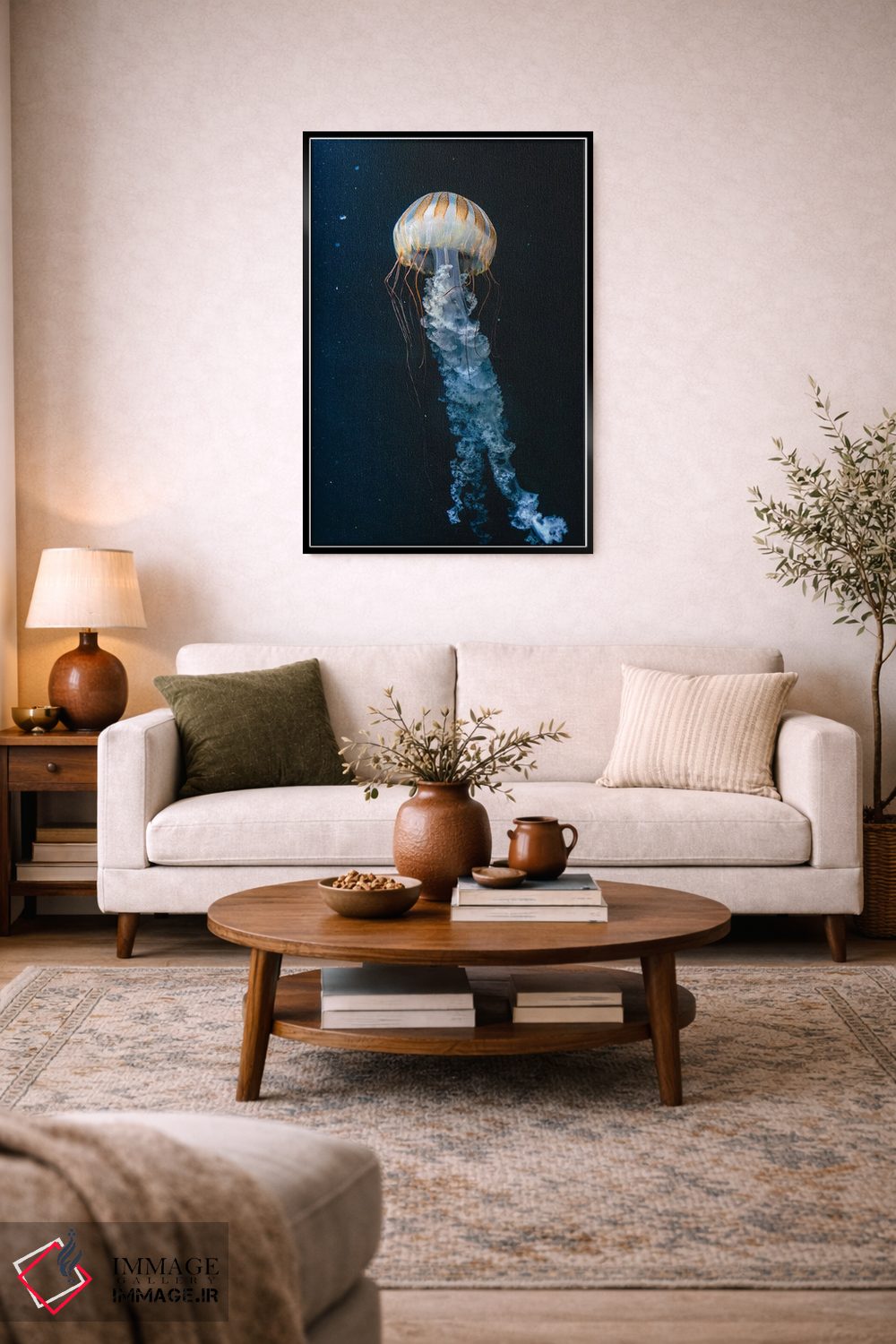 تابلو دکوراتیو عروس دریایی چهارم اثر فابیان فورتمن - D4B