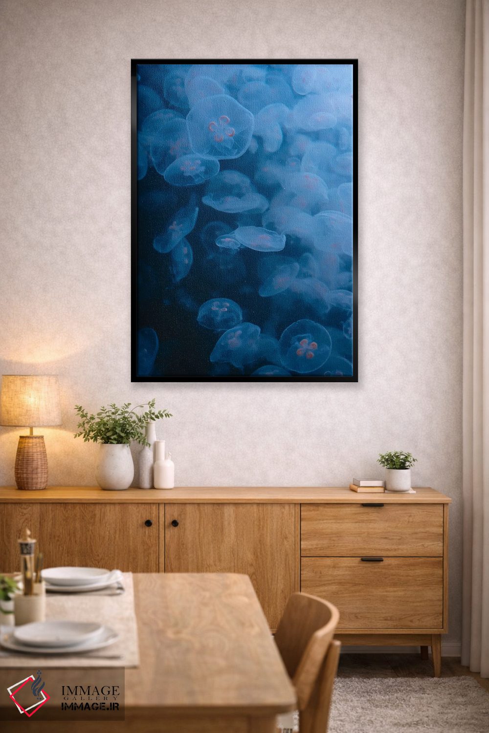 تابلو دکوراتیو عروس دریایی پنجم اثر فابیان فورتمن - D3B