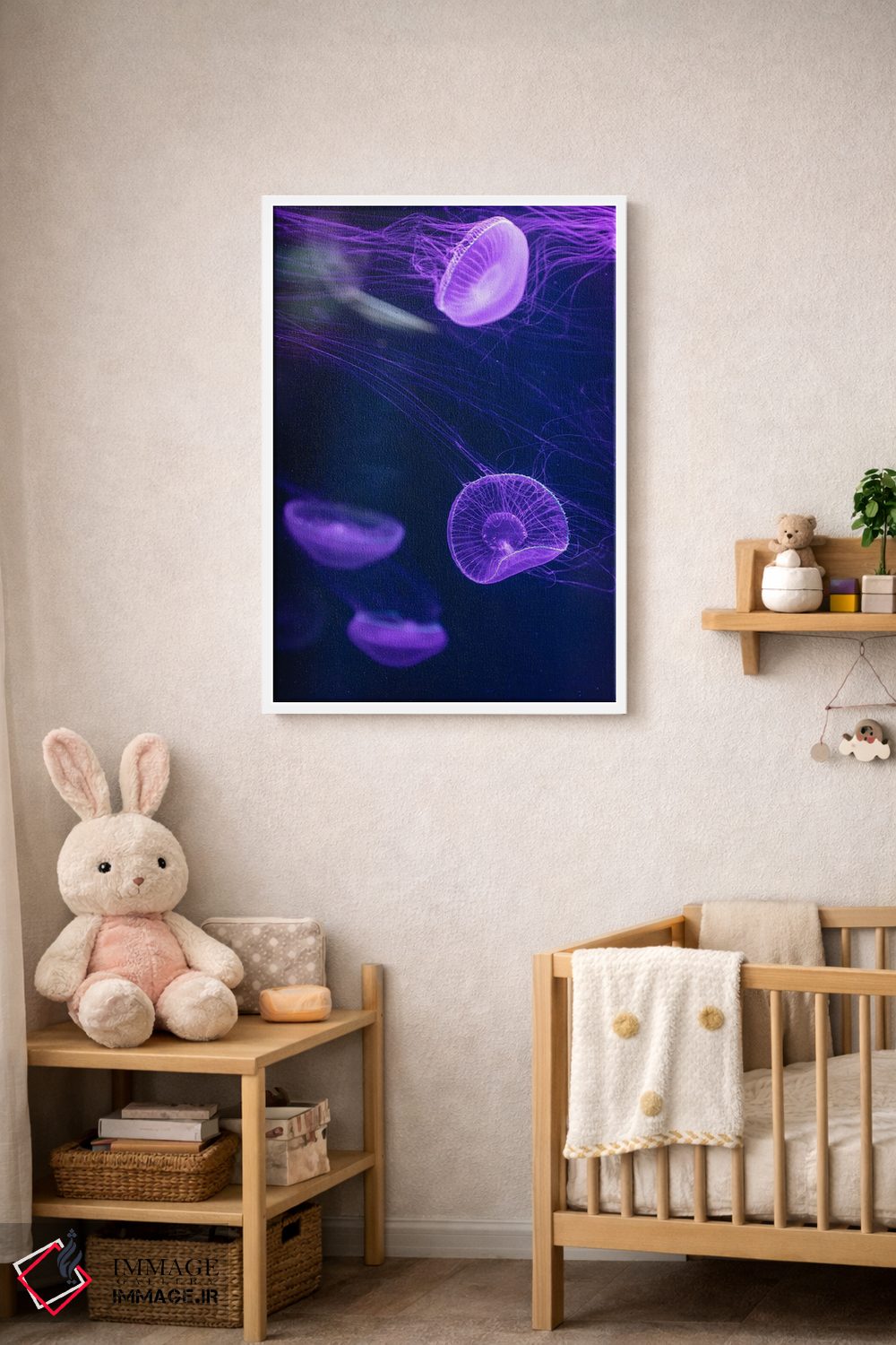 تابلو دکوراتیو عروس دریایی سه اثر فابیان فورتمن - D4W