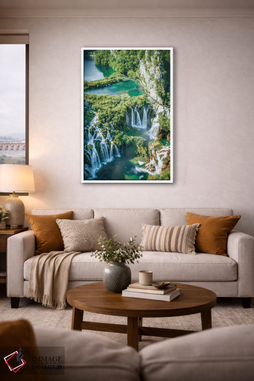 تابلو دکوراتیو هزار آبشار اثر فابیان فورتمن - D3W