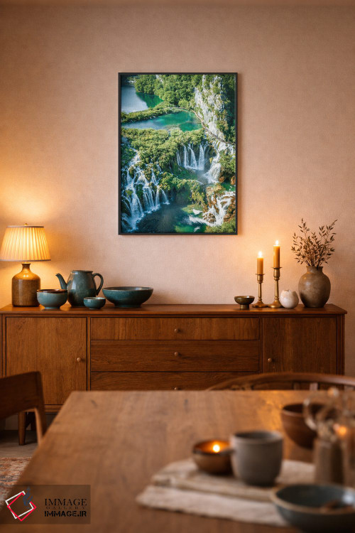 تابلو دکوراتیو هزار آبشار اثر فابیان فورتمن - D6B