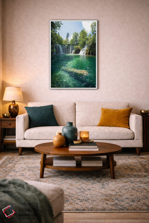 تابلو دکوراتیو سبز زمرباور اثر فابیان فورتمن - D2W