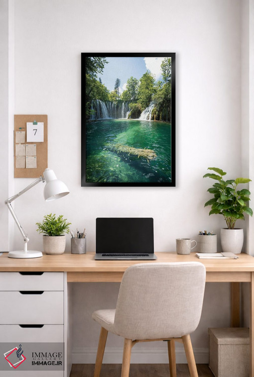 تابلو دکوراتیو سبز زمرباور اثر فابیان فورتمن - D5B