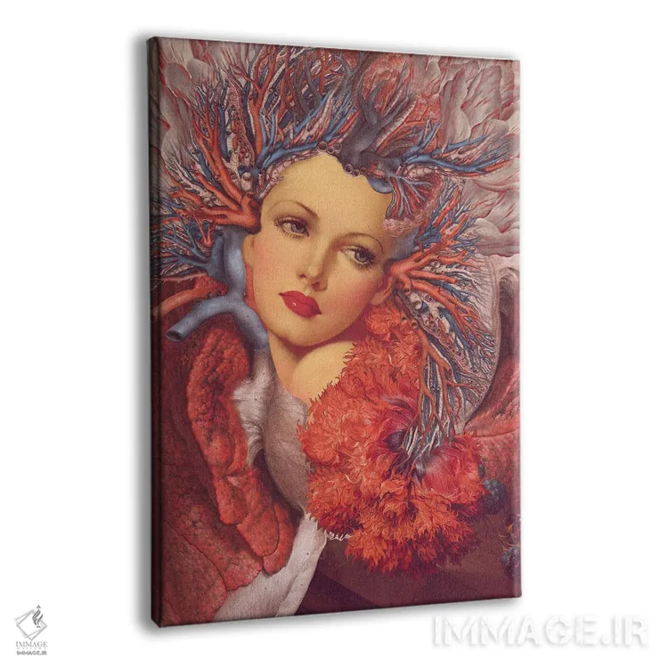 تابلو دکوراتیو هسته اثر اف اف او آرت - نمای پرسپکتیو محصول