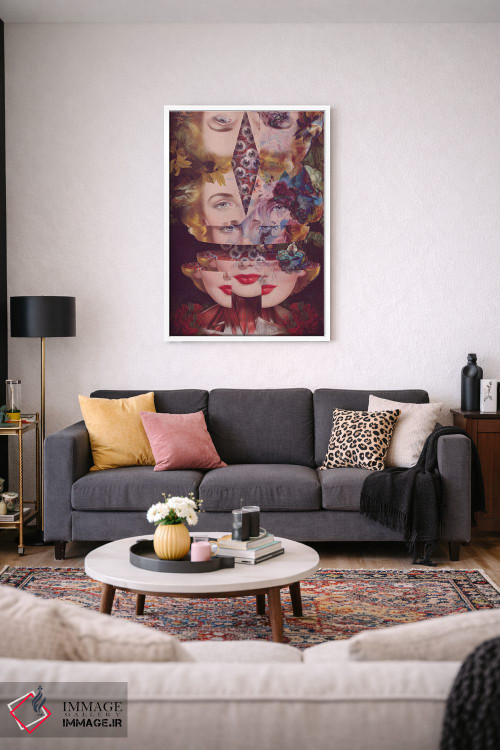 تابلو دکوراتیو به تکه ها افتادن اثر اف اف او آرت - D2W