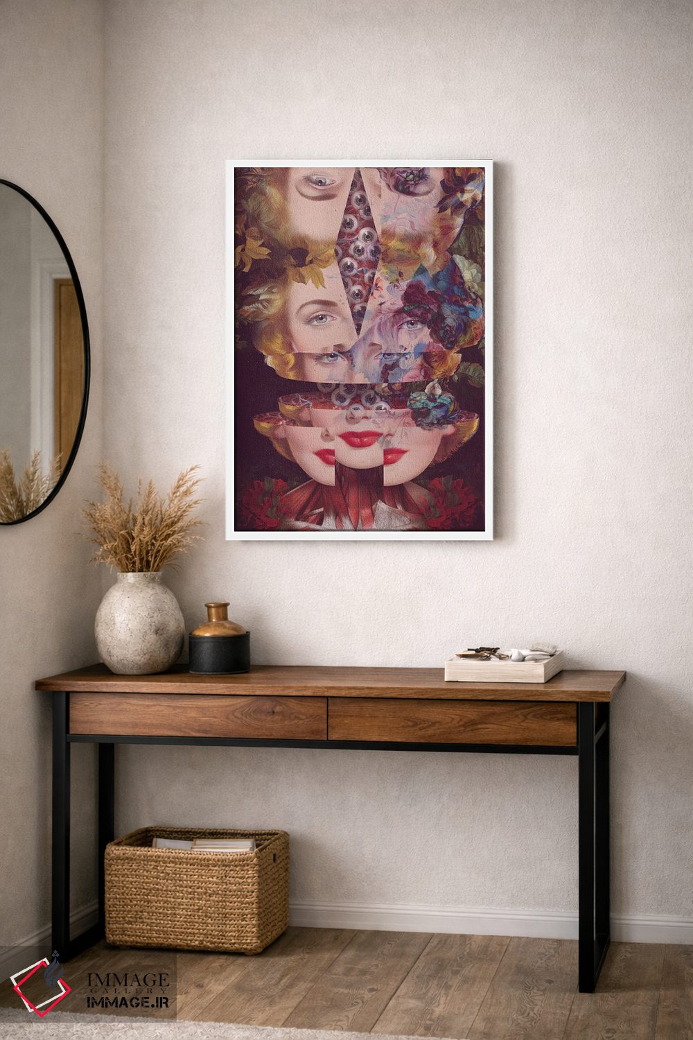 تابلو دکوراتیو به تکه ها افتادن اثر اف اف او آرت - D3W