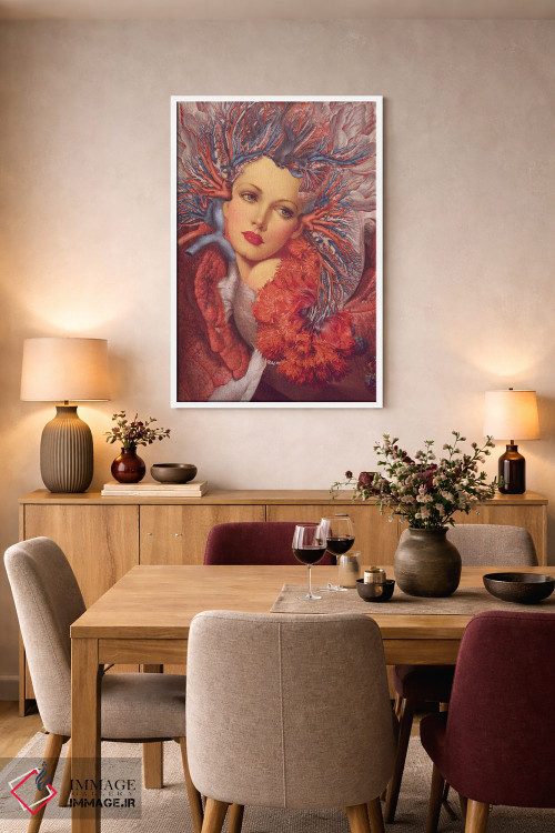 تابلو دکوراتیو هسته اثر اف اف او آرت - D4W