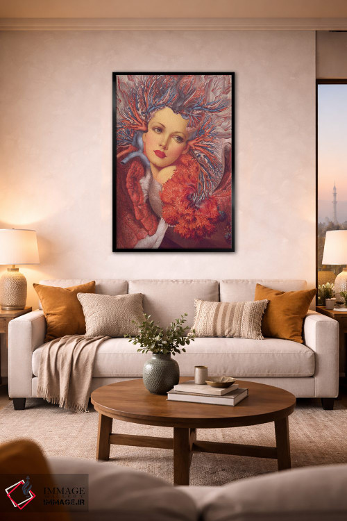 تابلو دکوراتیو هسته اثر اف اف او آرت - D2B