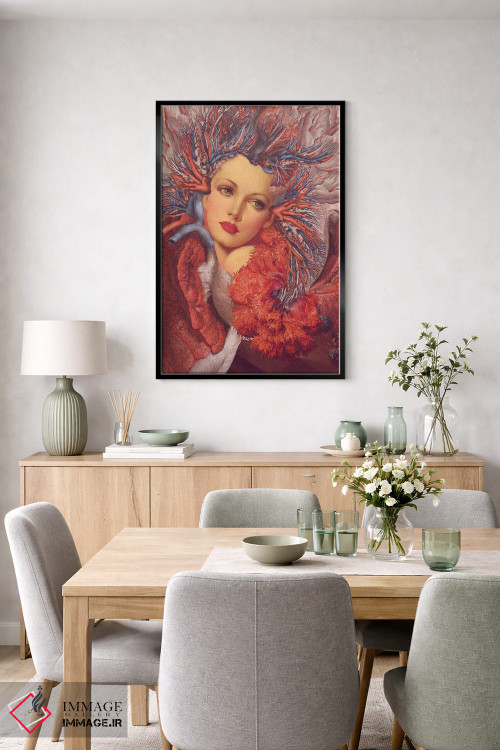 تابلو دکوراتیو هسته اثر اف اف او آرت - D5B