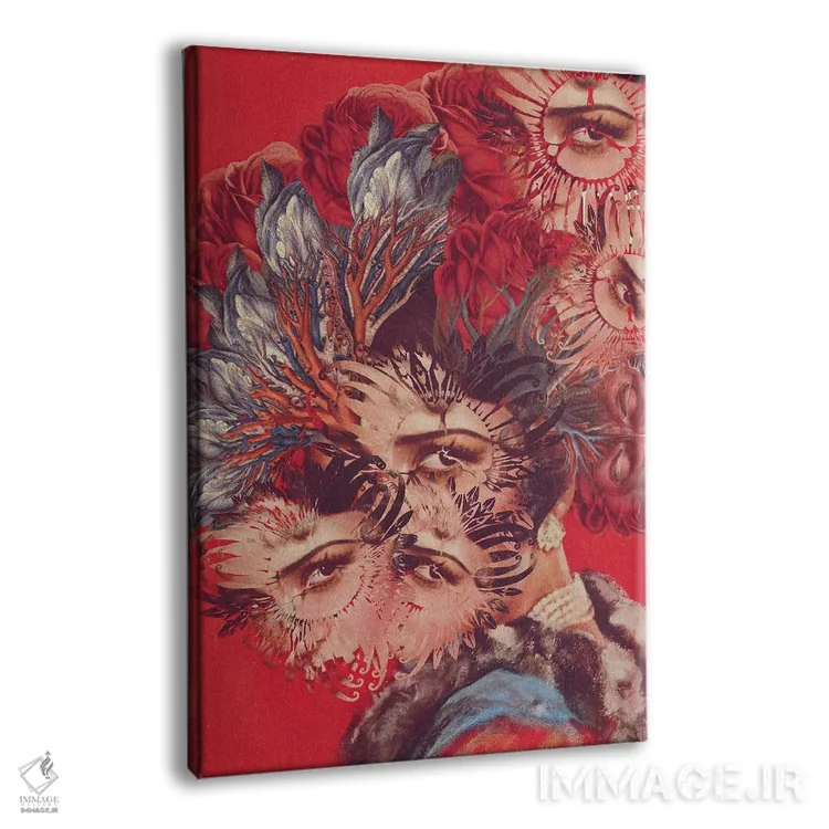 تابلو دکوراتیو بیبه اثر اف اف او آرت - نمای پرسپکتیو محصول