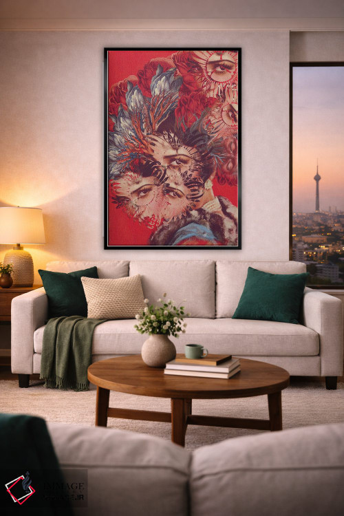 تابلو دکوراتیو بیبه اثر اف اف او آرت - D1B