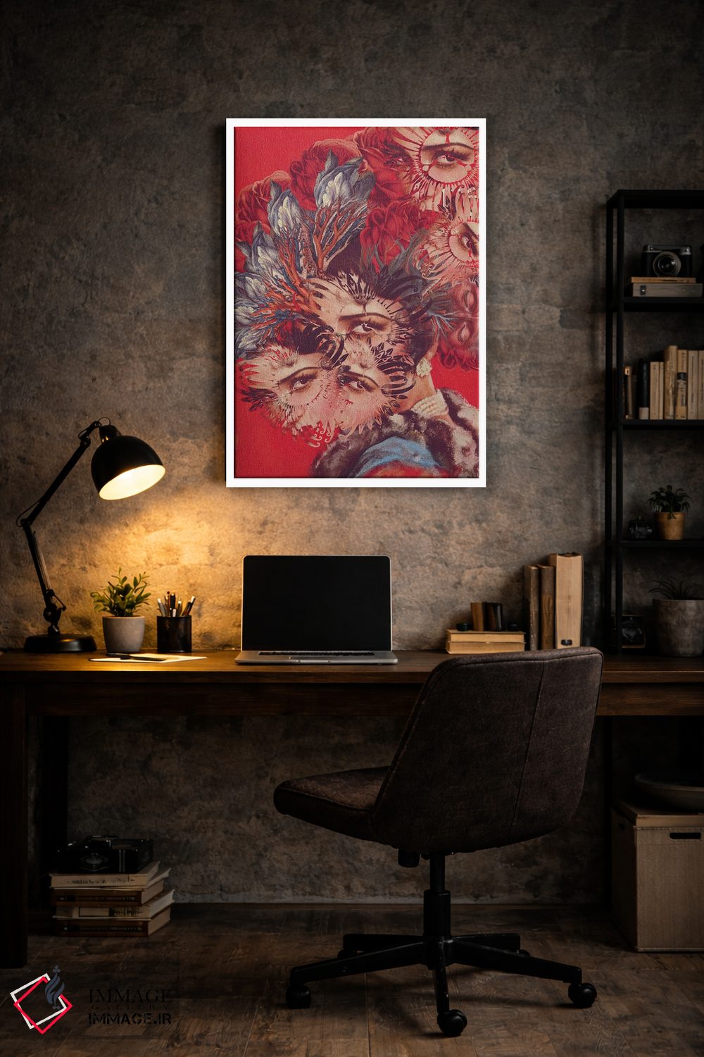 تابلو دکوراتیو بیبه اثر اف اف او آرت - D4W