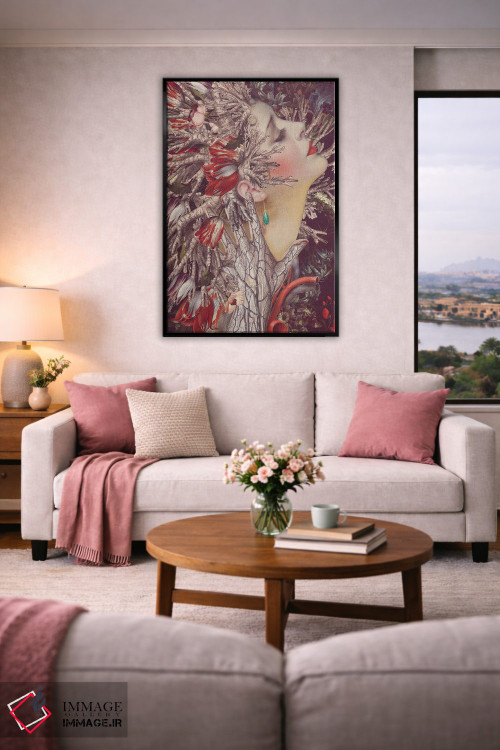 تابلو دکوراتیو دم کشیدن اثر اف اف او آرت - D5B