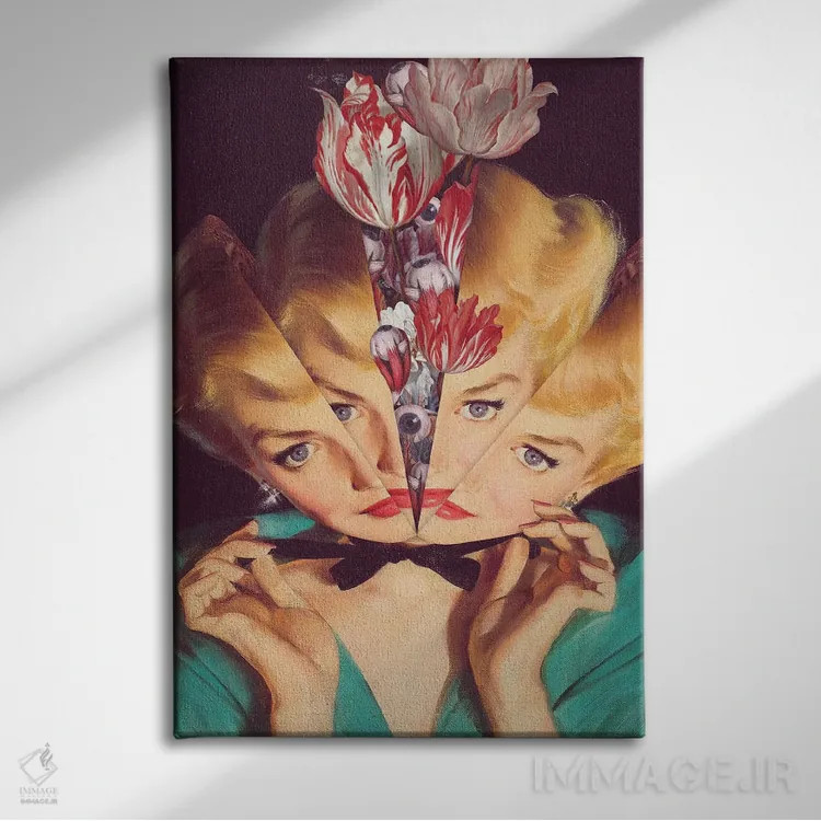 تابلو دکوراتیو شهود اثر اف اف او آرت - نمای روبهرو روی دیوار