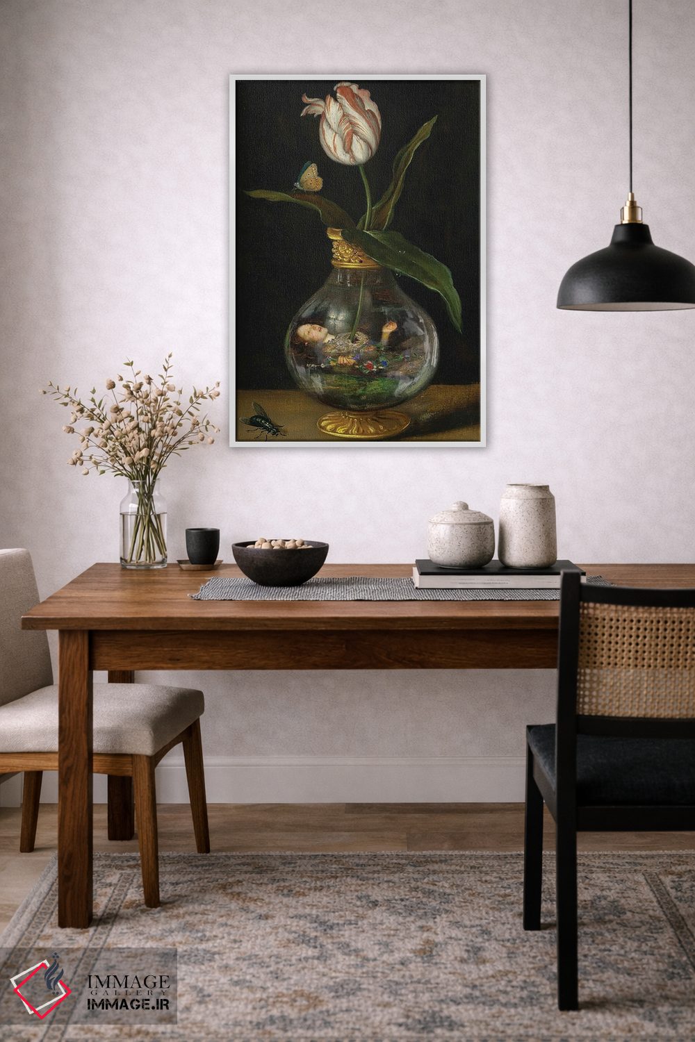 تابلو دکوراتیو الهه اثیری اثر اف اف او آرت - D1W