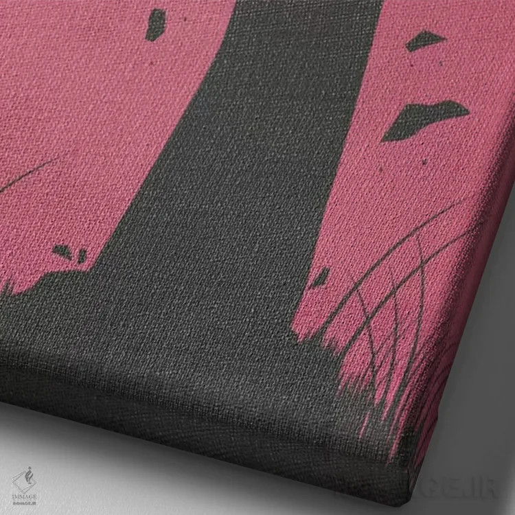 تابلو دکوراتیو کنار قبرستان سوت نزن اثر فایو بای فایو کالکتیو - نمای نزدیک بافت بوم