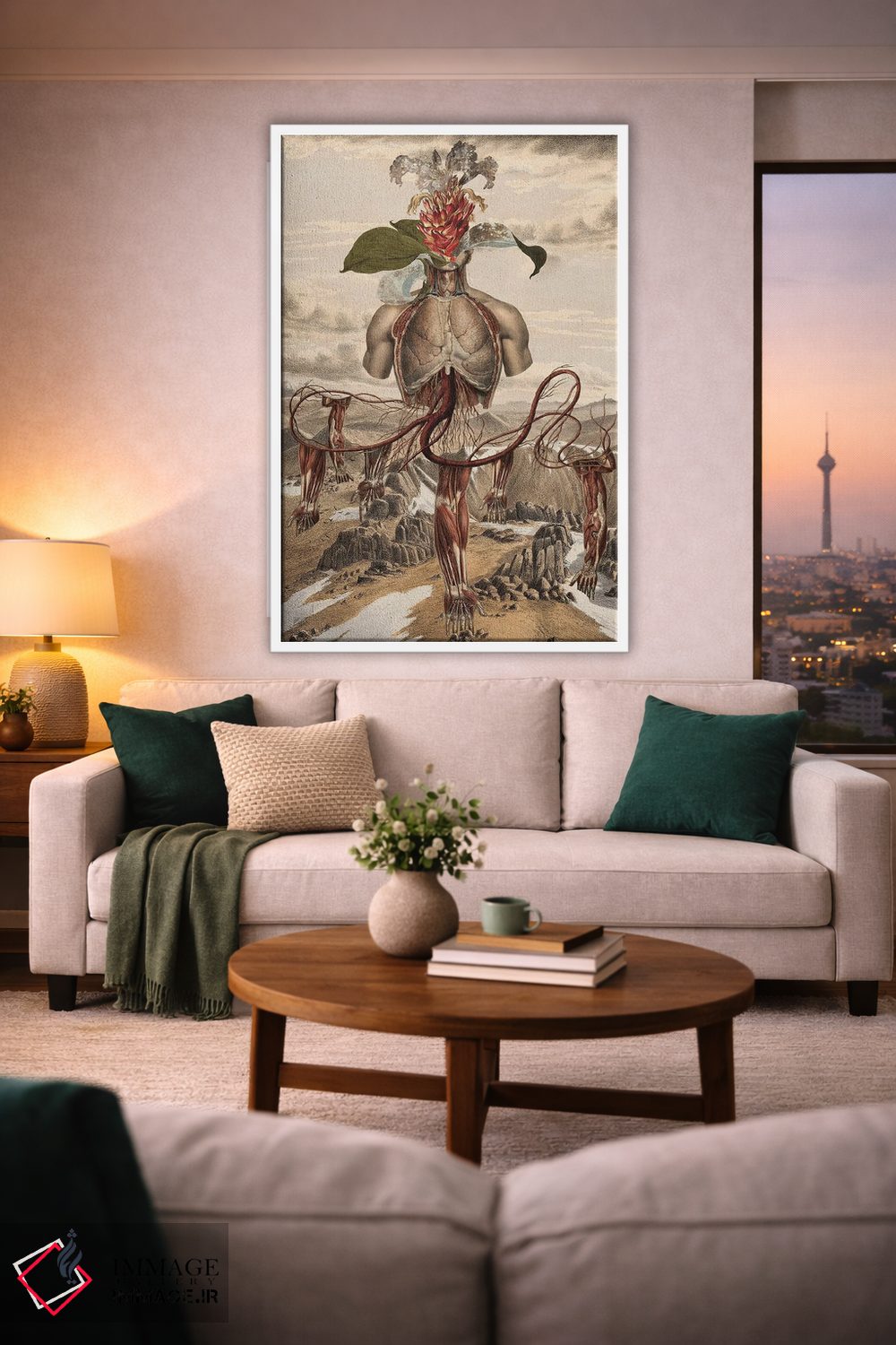 تابلو دکوراتیو سومرو اثر اف اف او آرت - D1W