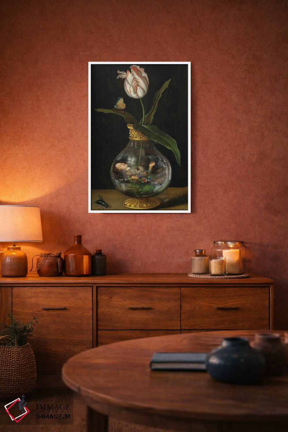 تابلو دکوراتیو الهه اثیری اثر اف اف او آرت - D2W