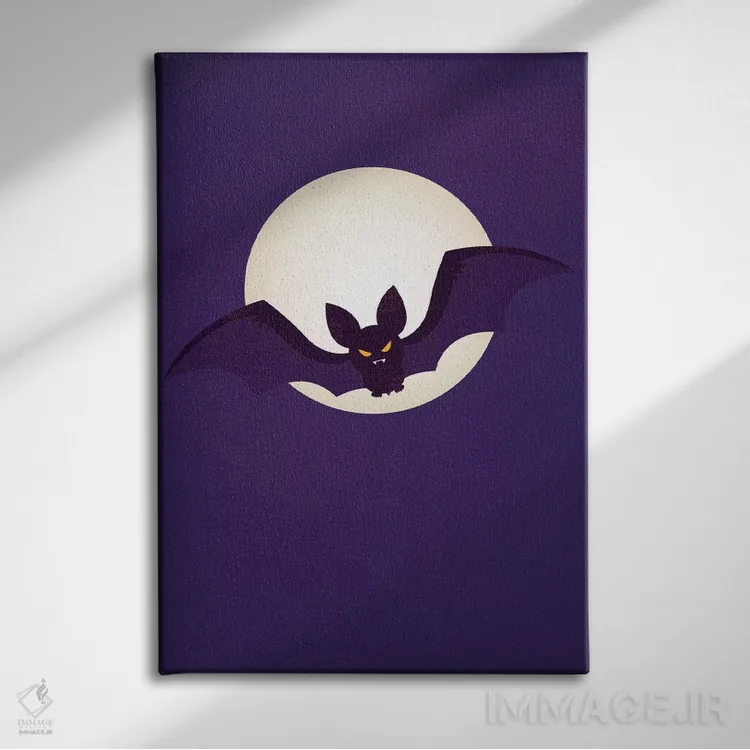 تابلو دکوراتیو پرواز مخفیانه در شب اثر فایو بای فایو کالکتیو - نمای روبهرو روی دیوار