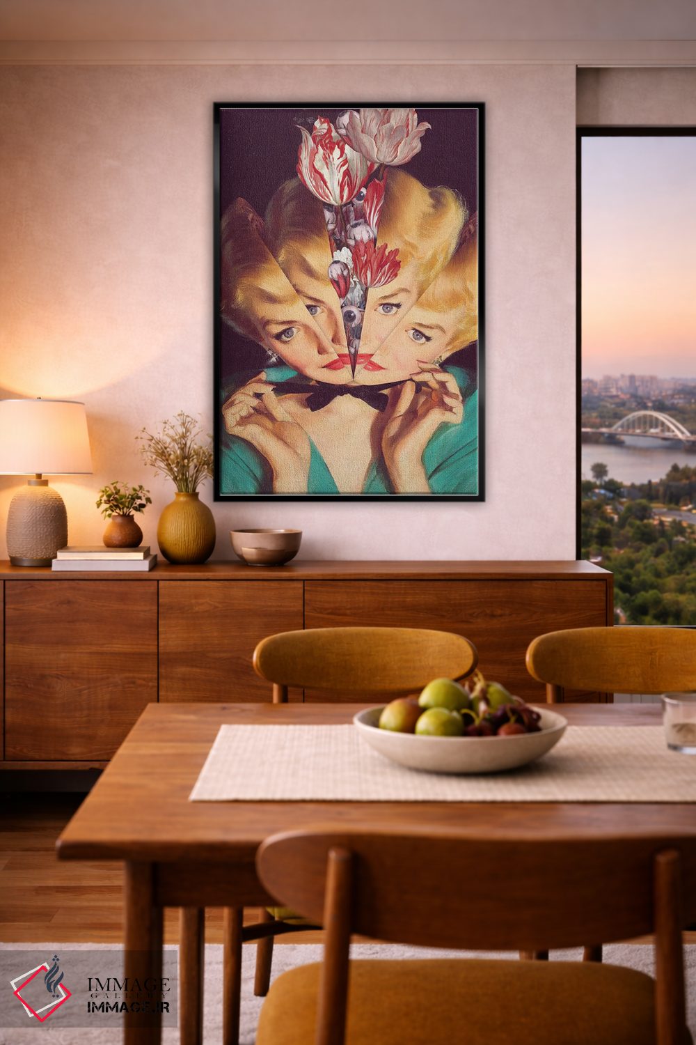 تابلو دکوراتیو شهود اثر اف اف او آرت - D6B