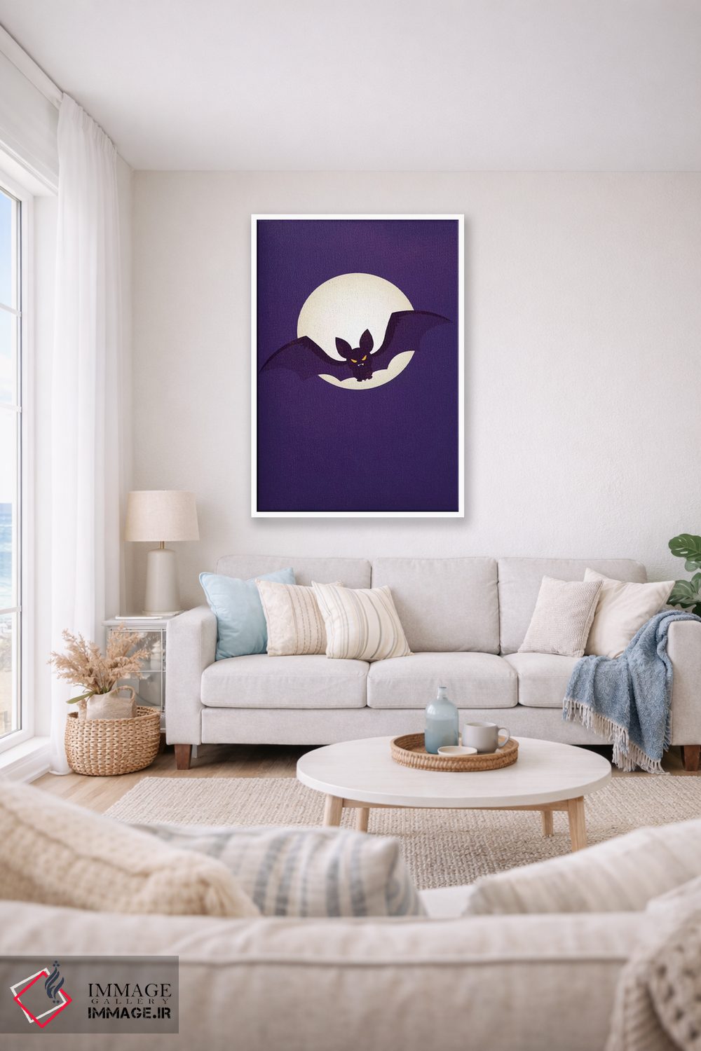 تابلو دکوراتیو پرواز مخفیانه در شب اثر فایو بای فایو کالکتیو - D1W