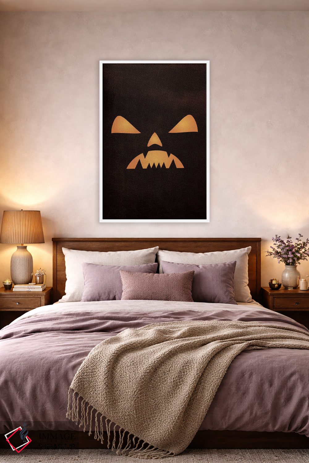 تابلو دکوراتیو کابوس فانوس جک ا لنترن اثر فایو بای فایو کالکتیو - D4W