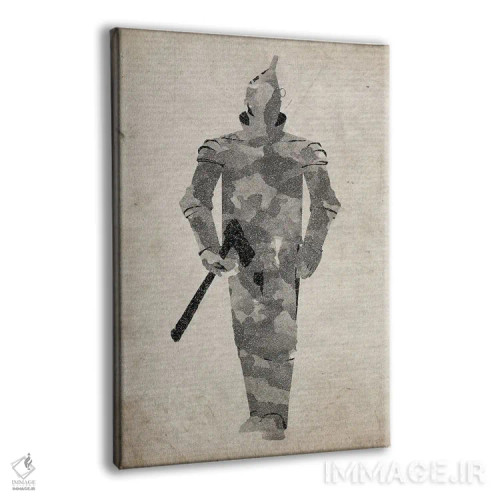 تابلو دکوراتیو مرد قلع اثر فیشرکرافت - نمای پرسپکتیو محصول