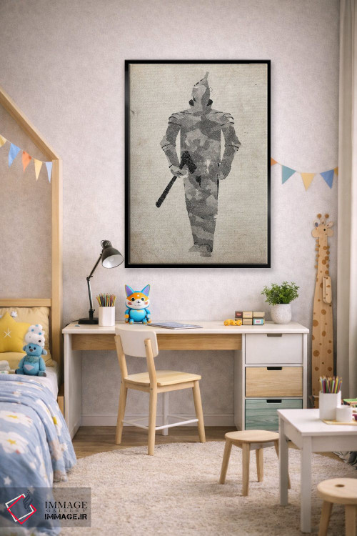 تابلو دکوراتیو مرد قلع اثر فیشرکرافت - D2B