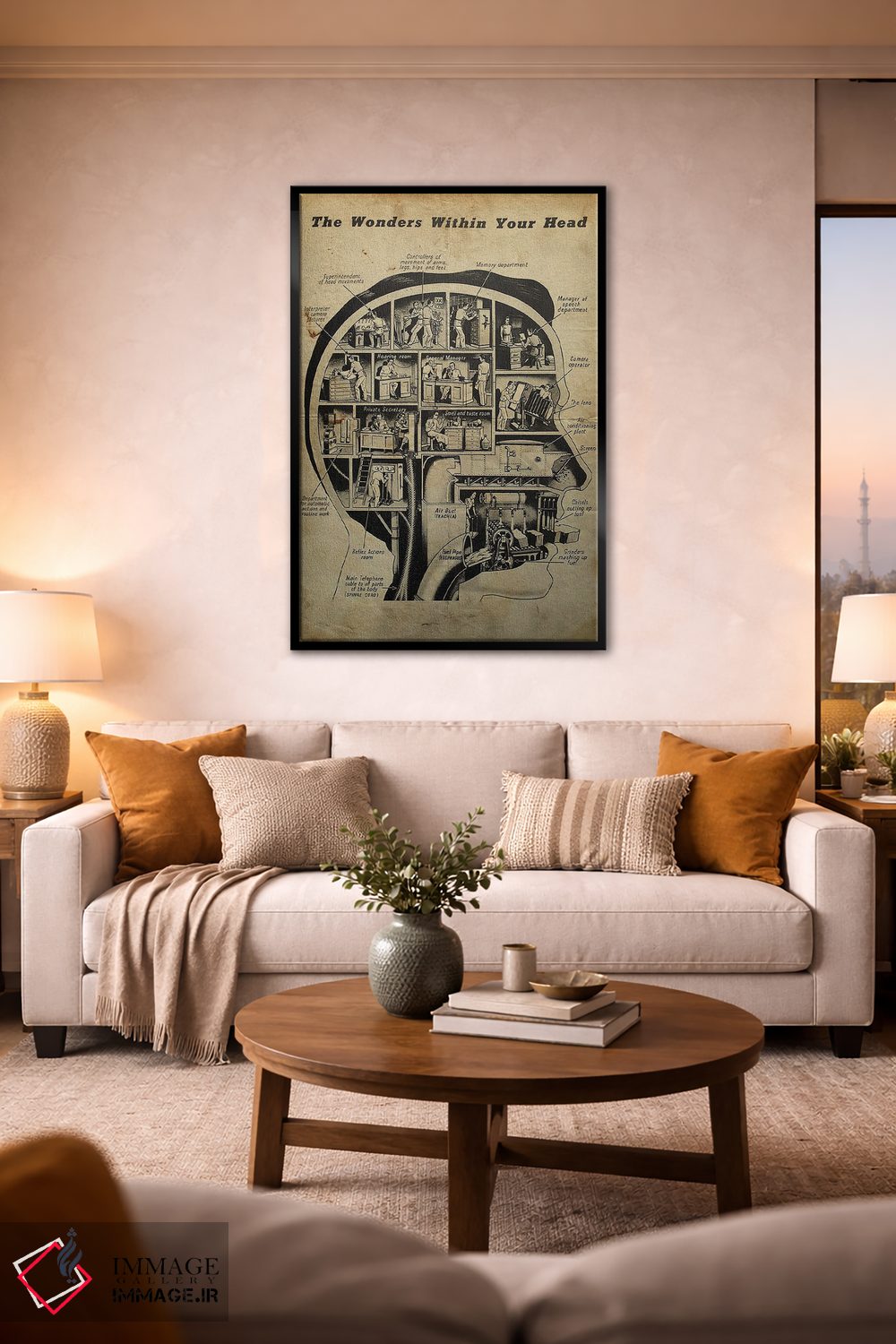 تابلو دکوراتیو شگفتی های درون ذهنت اثر فیشرکرافت - D3B